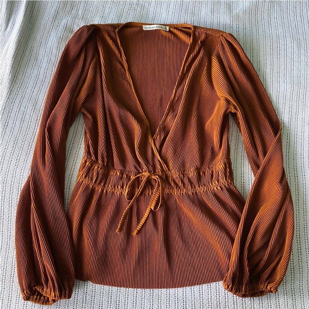 Abercrombie & Fitch Brown Blouse